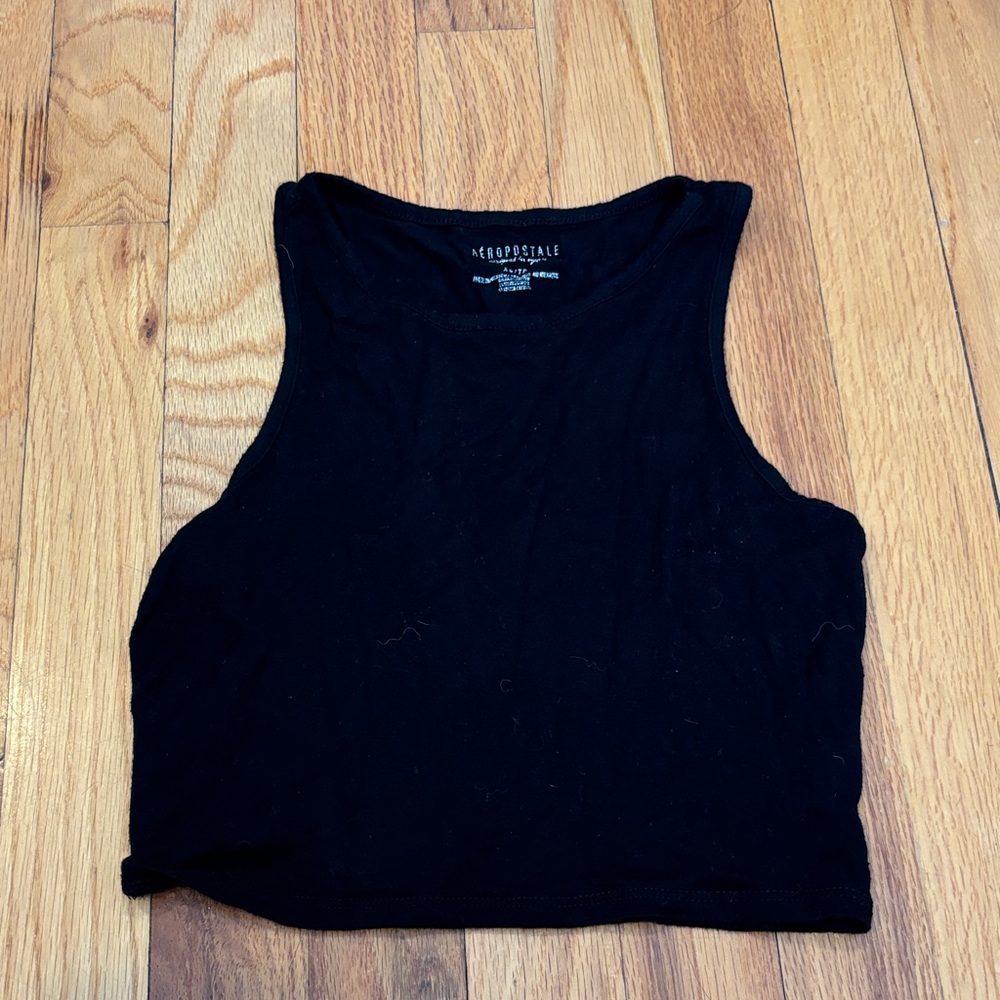 Aeropostale Classic Black Crop Top